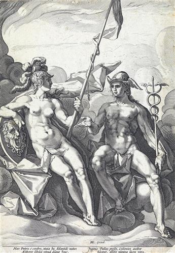 HENDRICK GOLTZIUS Three engravings.